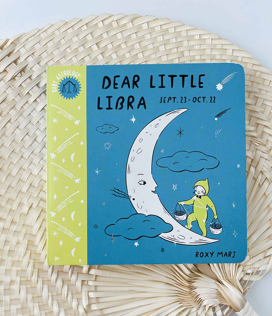 star sign zodiac libra baby board book