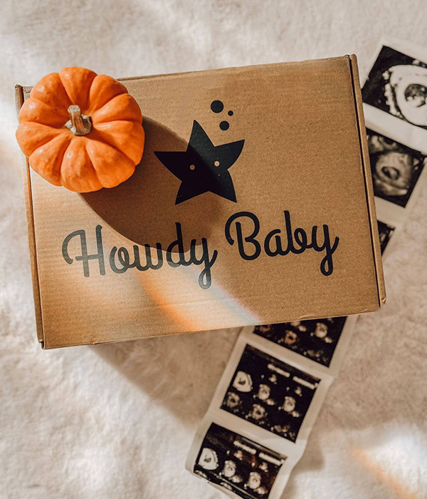 fall themed Howdy Baby subscription box