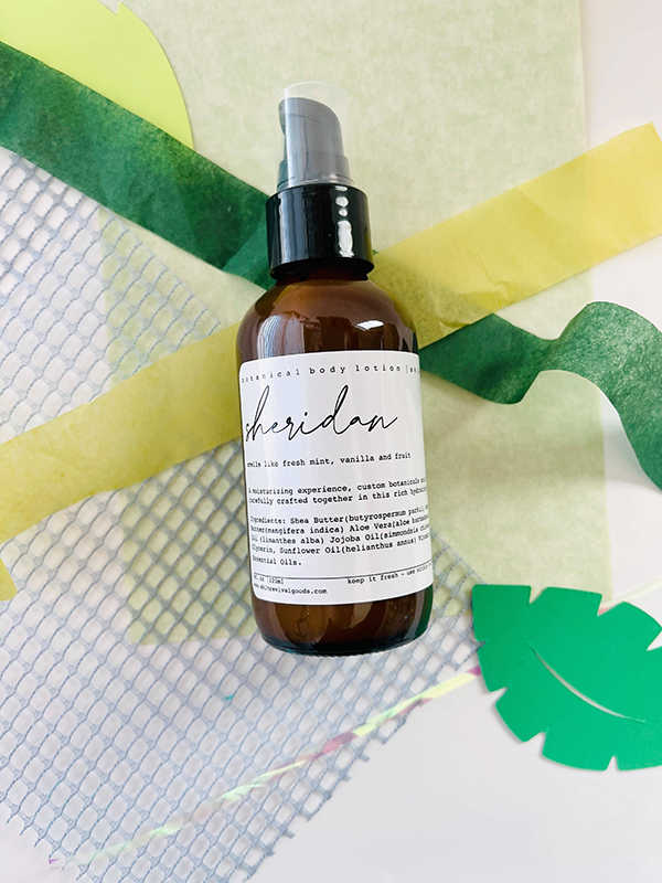 botanical lotion for mom from the jungle themed Howdy Baby kids subscription box for girls and boys