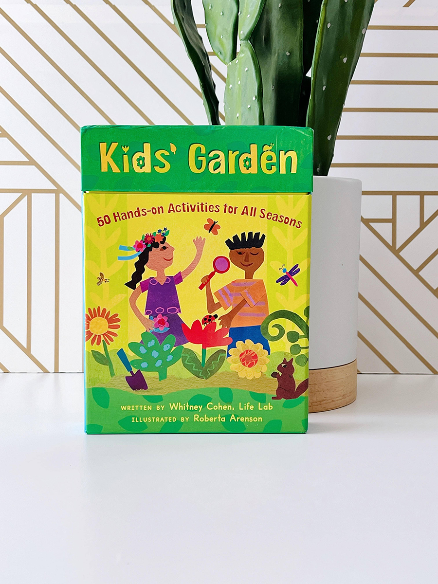 kids garden screen free activities from Howdy Baby subscription box for moms and kids