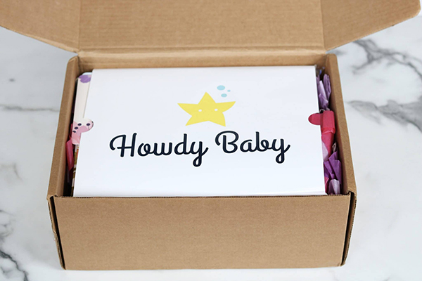 Howdy Baby subscription box for toddler unboxing