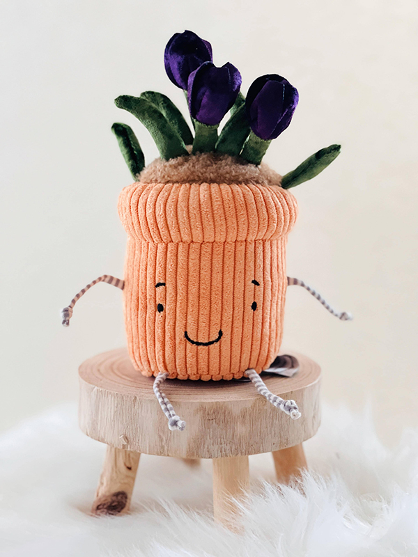 plant plushie from Howdy Baby Mother's Day themed subscription box