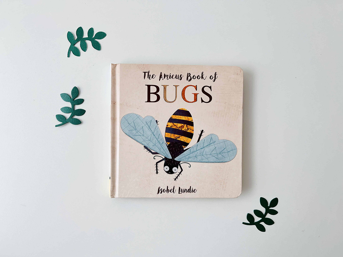children's book about bugs from the Howdy Baby March subscription box for new mom