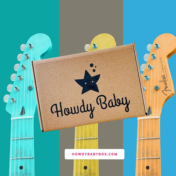 the Howdy Baby subscription pregnancy mommy and me box