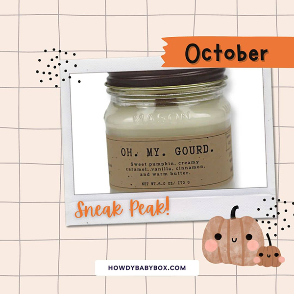 subscription box for new moms sneak peek 1 oh my gourd candle