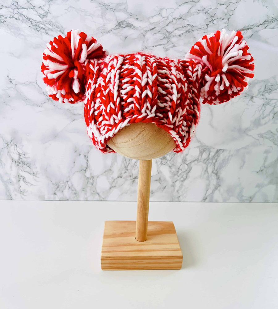 toddler pom pom hat from howdy kids children's holiday gift box