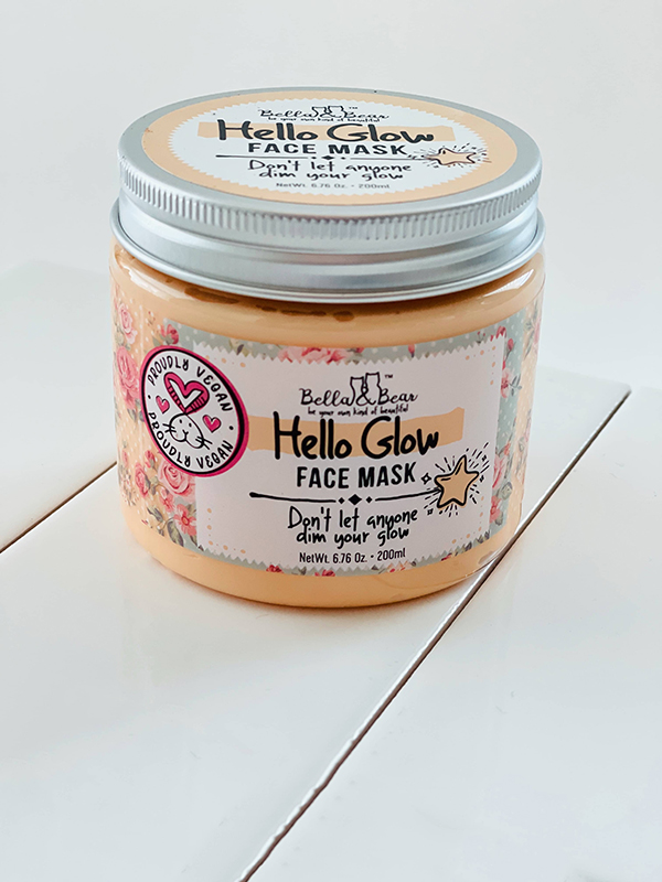 Hello Glow vegan face mask for mom