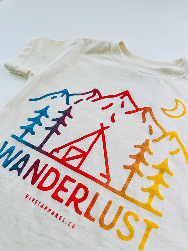 wanderlust kids tee from the Howdy Baby children's subscription box