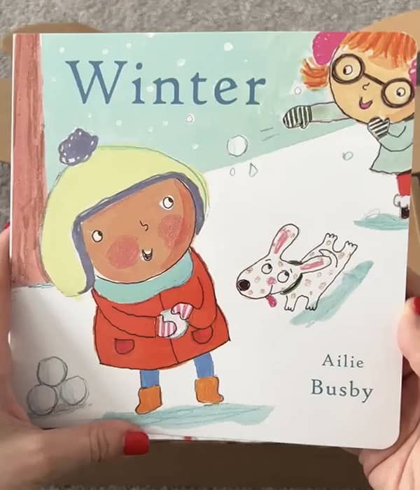 winter baby board book