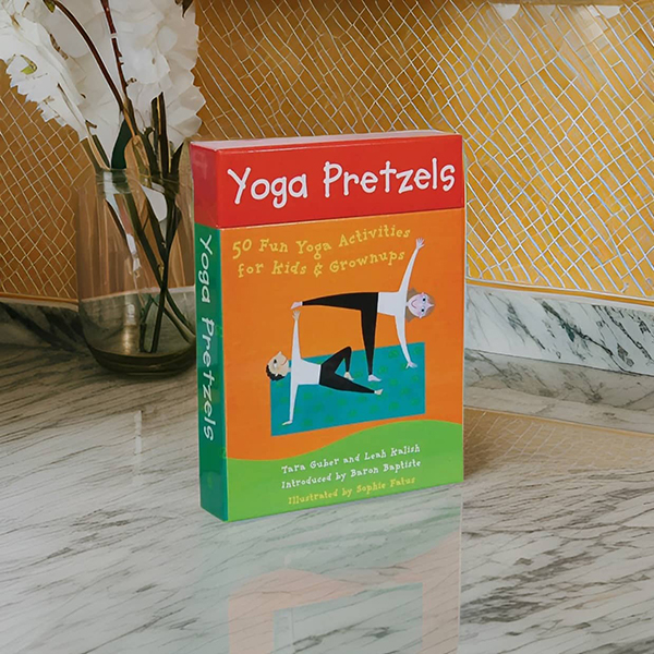 yoga pretzels activity cards for kids