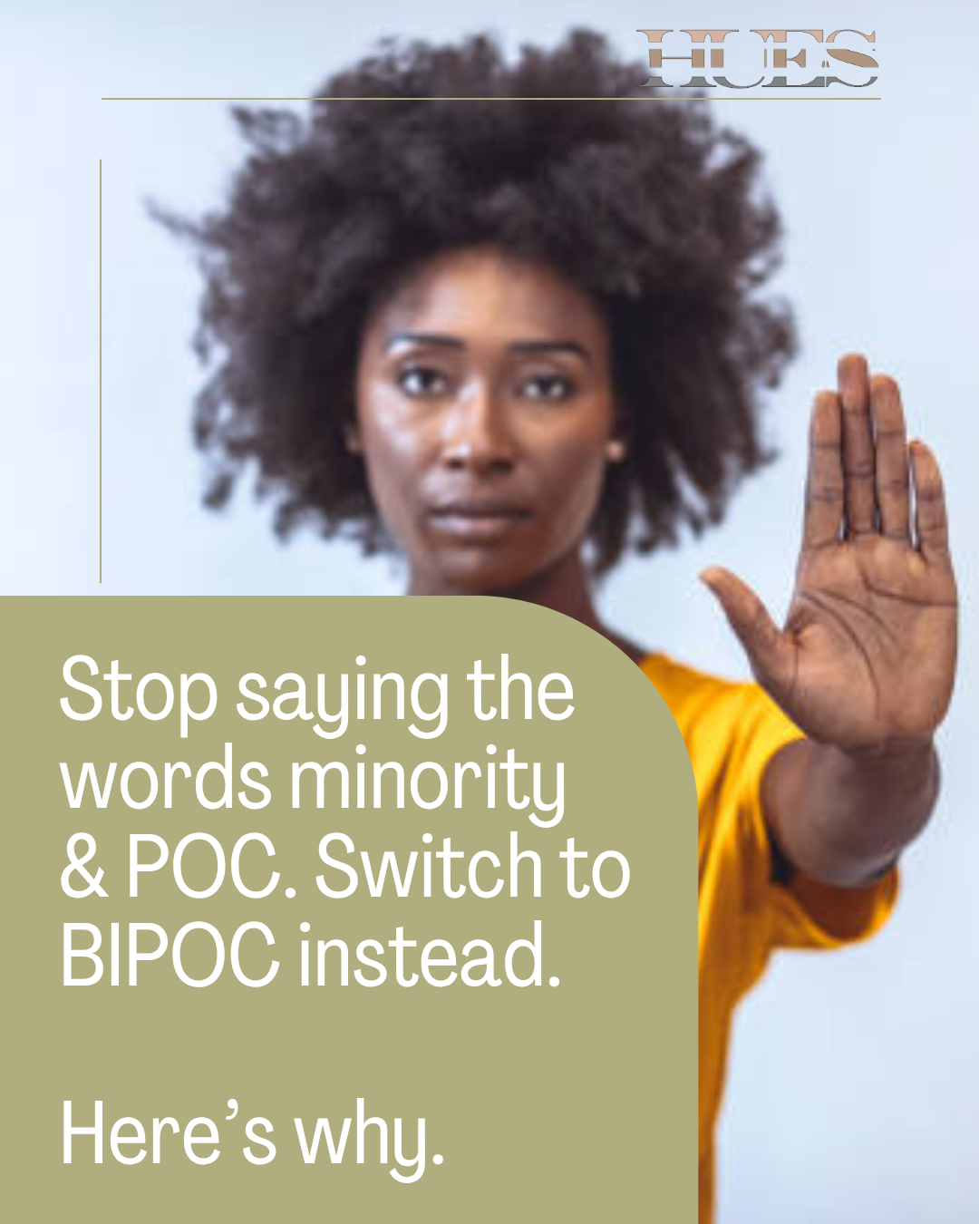 Stop saying the words minority and POC. Say BIPOC instead. Here's why. 