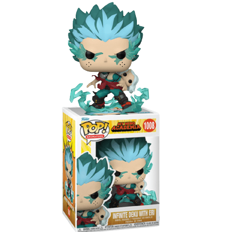 Figurine Funko POP Izuku Midoriya et eri Funko POP - Deku et eri - 100% - revetement intégral - MHA - My hero academia