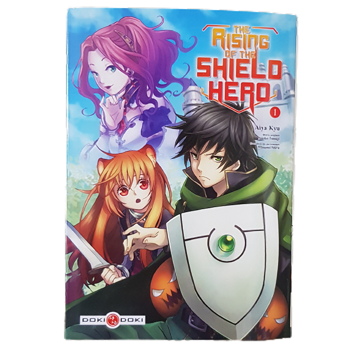 Manga The rising of the shield hero, seinen éditeur Doki-Doki Manga - The Rising Of The Shield Hero - Tome 01 - Seinen -Doki-Doki