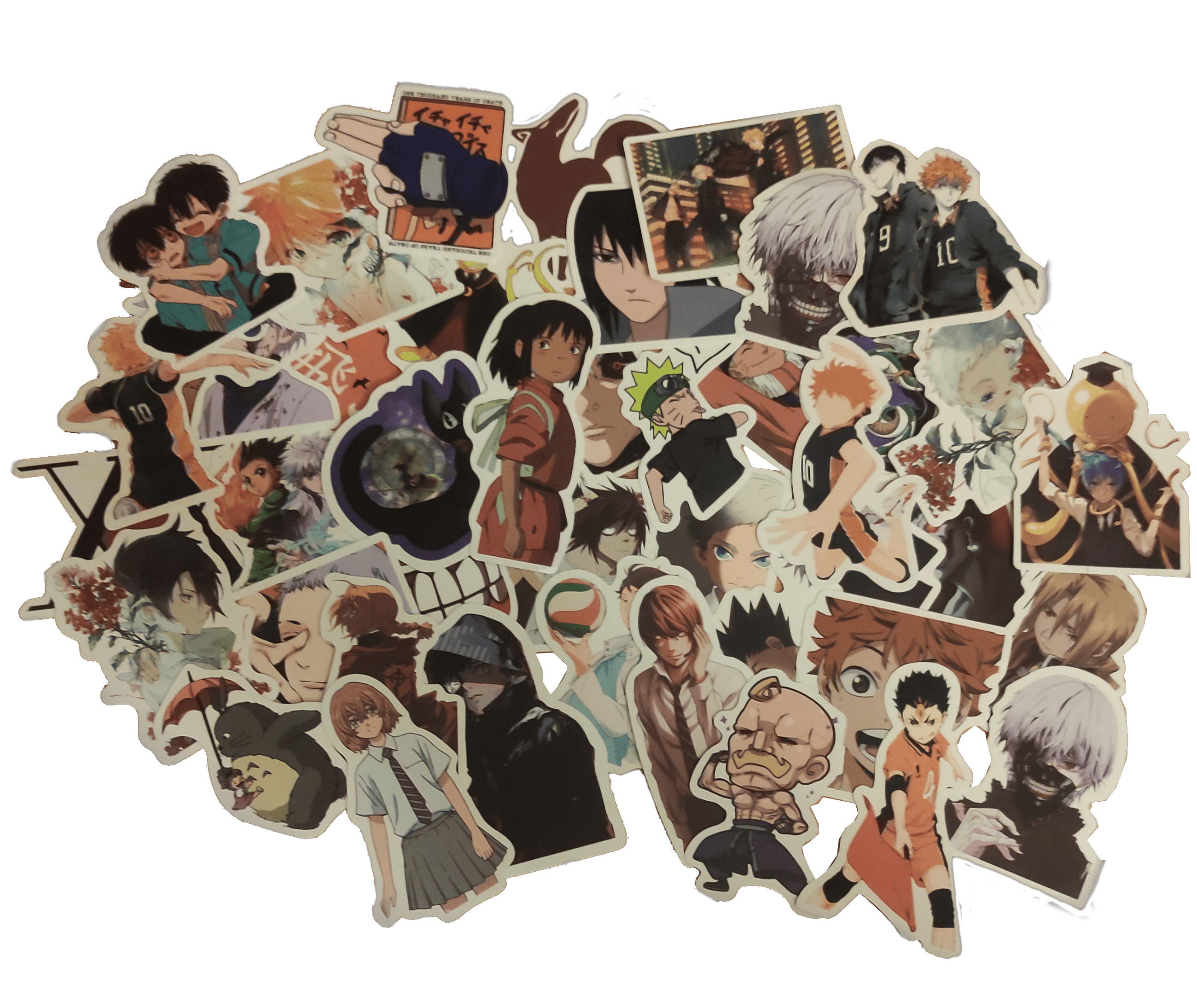 Stickers mangas et animés Stickers manga - Stickers animé - Fullmetal Alchimist - Death Note - Ghibli - Tokyo Ghoul - Haikyuu - Hxh - The Promised Neverland - Manga box - Japanime