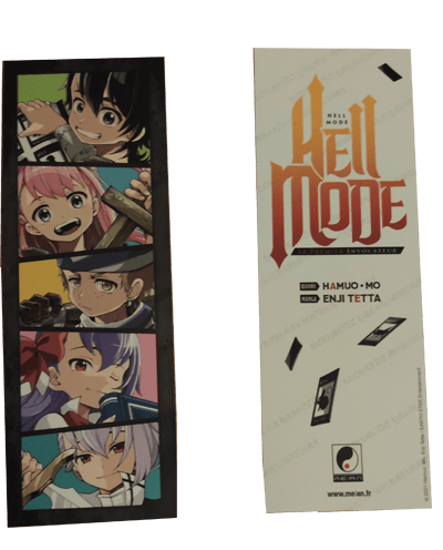 Marque-pages Hell Mode Marque-Pages - Manga - Tome 1 - Hell Mode - Meian - Shonen