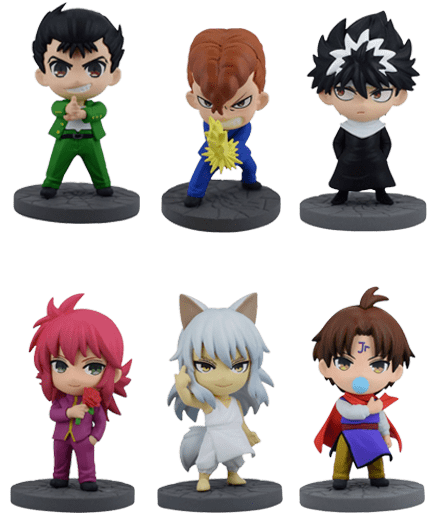 Mini figurine Yu Yu Hakusho Yu Yu Hakusho - Mini Figurine - Yuzuke Urameshi - Kazuma Kuwabara - Hiei - Kurama - Youko Kurama - Koenma