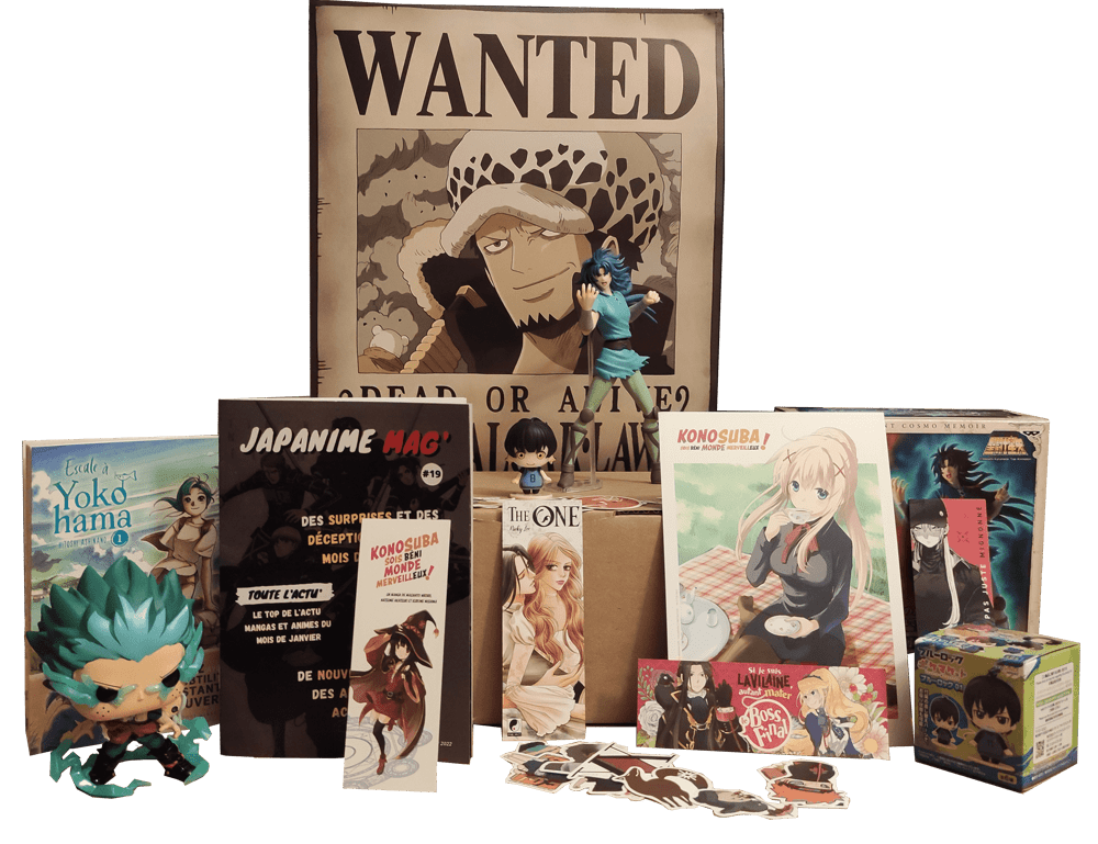 Japanime - box manga - manga box - meilleur box manga - Figurine manga - funko pop - manga