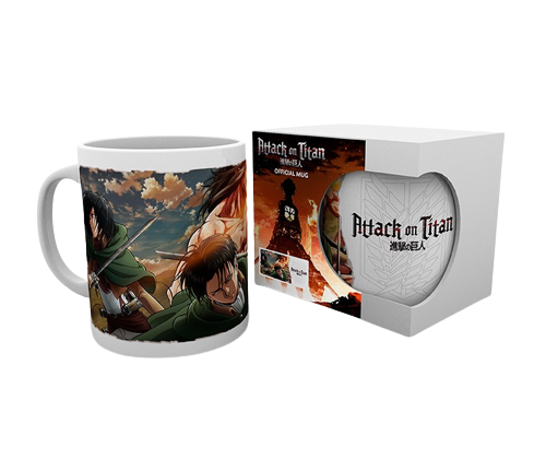Mug snk du bataillon d'exploration mug - attaque des titans - SNK - Attack on titan - Livai - bataillon d'exploration - Abystyle - box manga