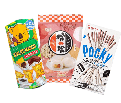 Mochi - Pocky - Koala chocolat - snacks japonais 
