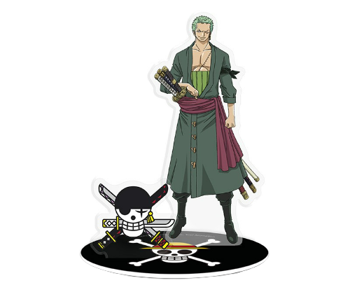 Figurine Acry Zoro, One piece, équipage au chapeau de paille Figurine Acryllique - One Piece - Roronoa Zoro - Mugiwara