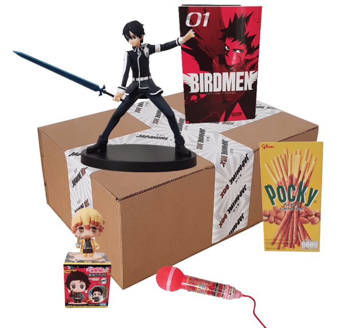 Japanime - Manga Box - Box manga - Box animé - animé box - figurine - Snacks  - manga
