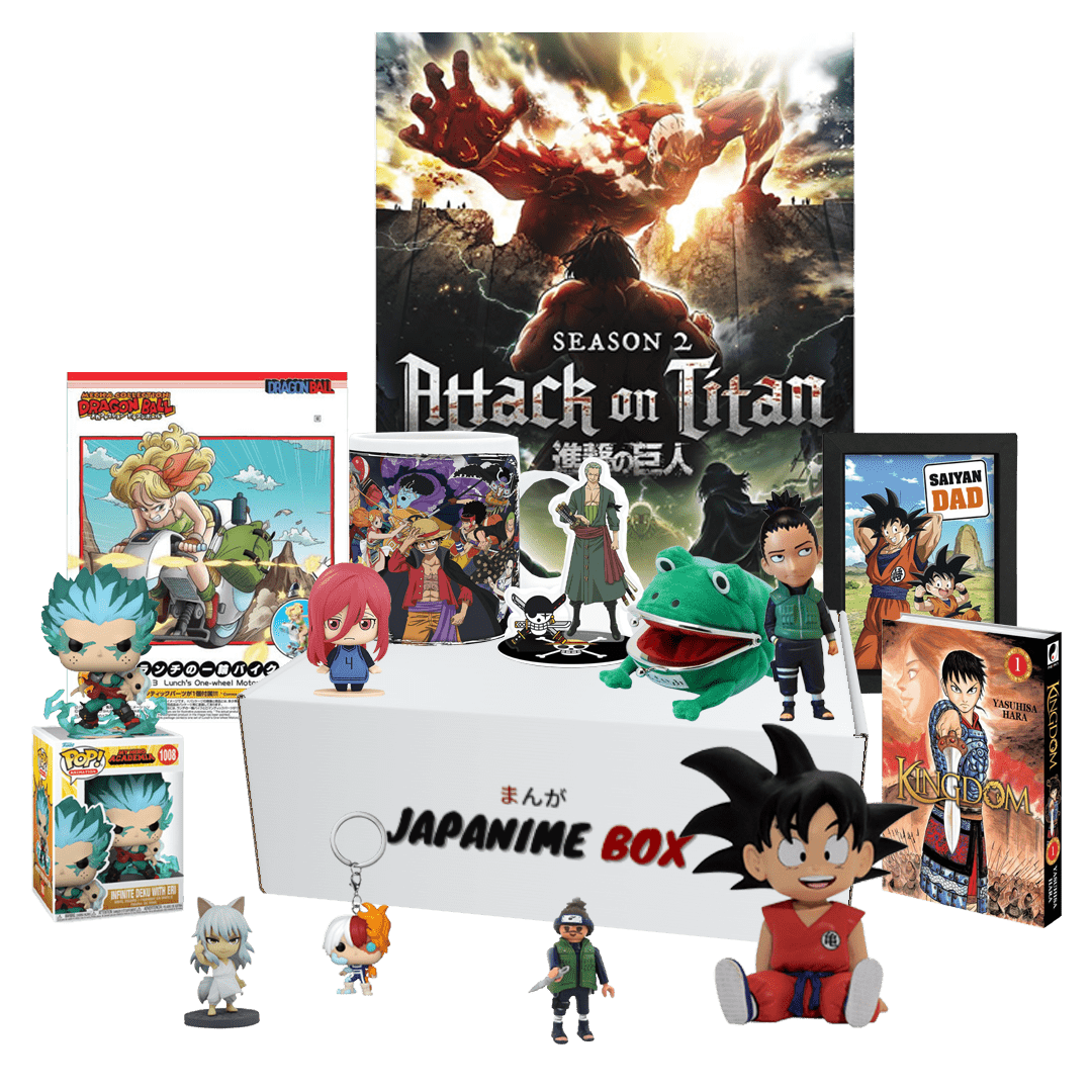 cadeaux bonus - objets manga - FIgurine POP - Playmobile naruto - Poster manga - Manga meian - Mug one piece - figurine à construire dragon ball - pocket pop - Box japanime - box manga