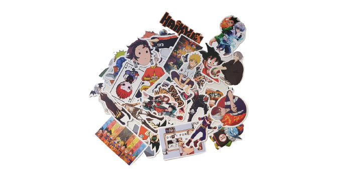 Stickers mangas - Naruto - Haikyu - Hunter x Hunter - Demon Slayer - Japanime