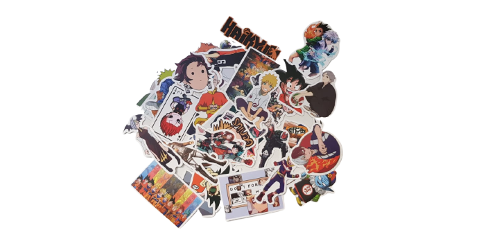 Stickers manga japanime Stickers mangas - Naruto - Avatar - SNK - Dragon ball Z - Japanime