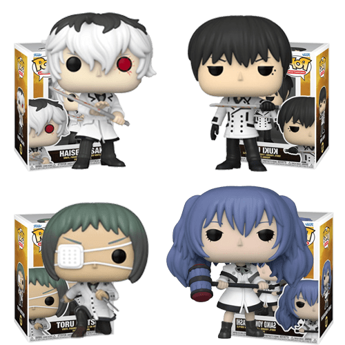 Figurine POP Tokyo Ghoul: Re Figurine POP - Gunko POP - Tokyo Ghoul - Tokyo Ghoul: Re - Haise Sasaki - Ken Kaneki - Kuki Urie - Tooru Mutsuki - Saiko Yonebayashi - Goule