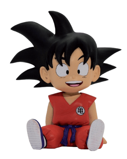 Son goku en Accessoires tirelire de dragon ball Son goku enfant - Accessoires manga tirelire - dragon ball - DBZ