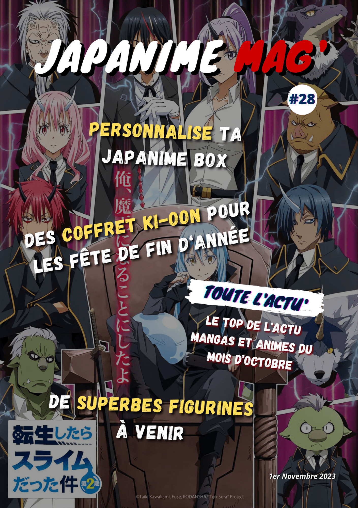 Japanime Mag' du mois d'Octobre Japanime Mag' - Actualité manga et animé - japanime - box manga - manga box