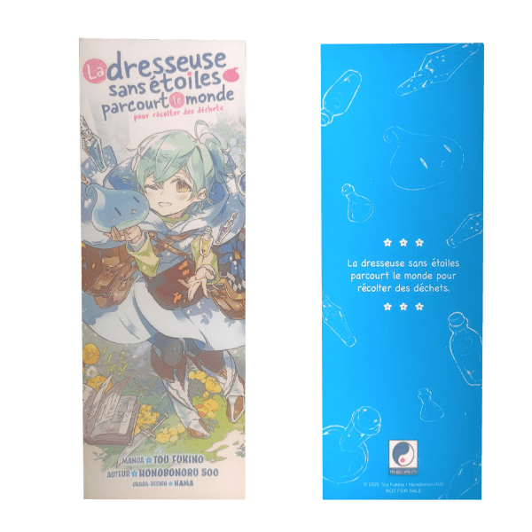 Marque-pages - manga - animé - la dresseuse sans étoiles  parcours le monde - Meian - Japanime - Manga box