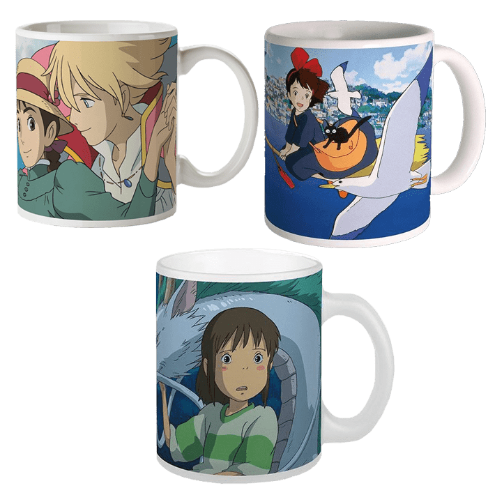 Mugs - Studio Ghibli - Le Voyage de Chihiro - Kiki la petite soricière - Le château ambulant - Japanime