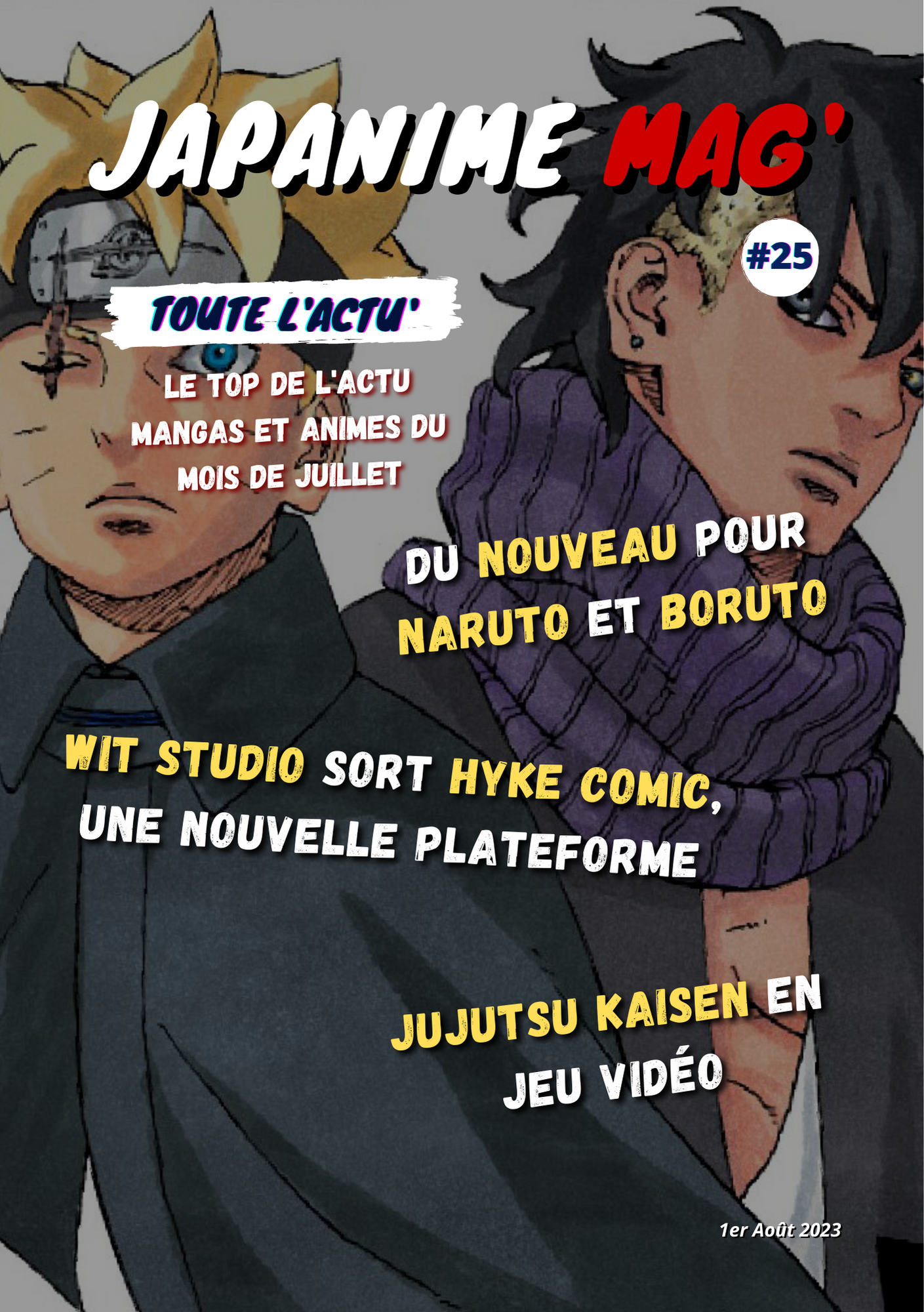 Japanime Mag' #25 sur l'actualité manga et anime du mois Magazine - Japanime Mag' - actualités - mangas - animes