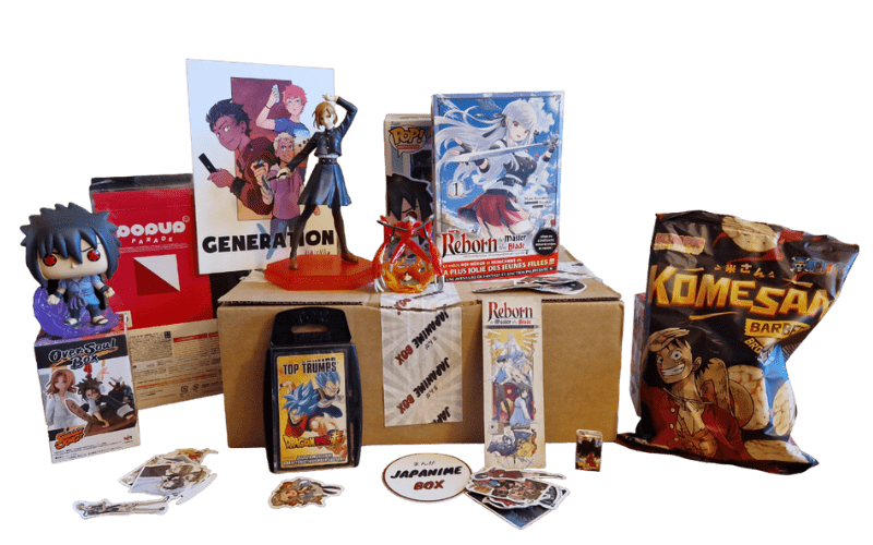 Box manga d'ocotobre Box manga - Japanime Box - Jujutsu Kaisen - One Piece - Naruto Shippuden - Shaman King