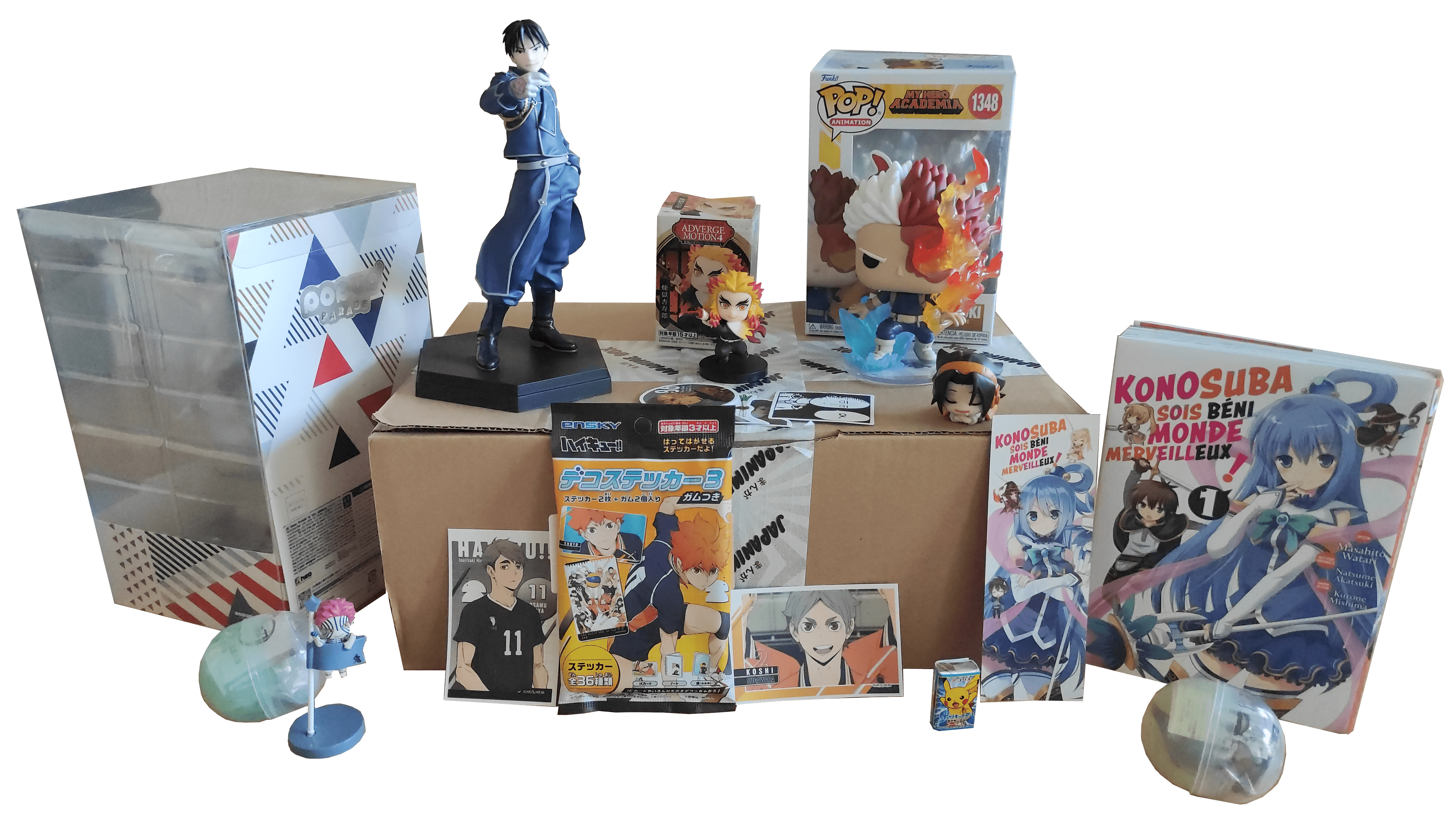 Japanime Box d'août Japanime - Box manga - Manga box - box d'août - cadeau manga