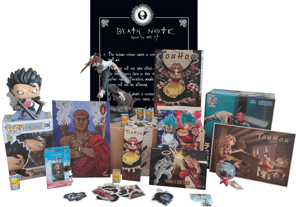 Japanime Box de juin Japanime - Box manga - Manga box - box de juin - cadeau manga