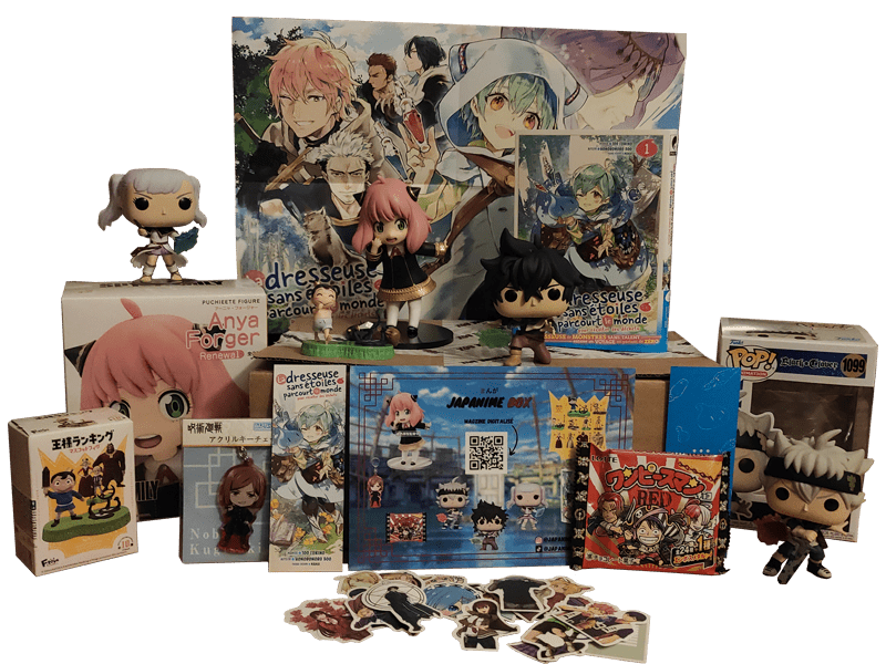 Japanime Box d'avril Japanime - box manga - manga box - meilleur box manga - Figurine manga - funko pop - manga