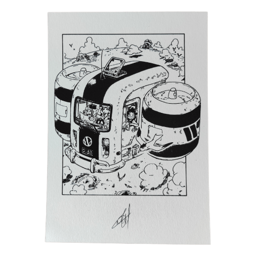 Ex libris - Droners - Tales of Nuï - Kana - Illustration 