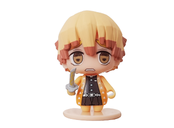 Pocket figurine Kimetsu No Yaiba Zenitsu Japanime - Box mangas - Avril - Pocket figurine - Demon slayer - Zenitsu - Kny - figurine manga - Q pocket
