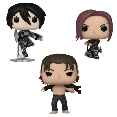 Figurine POP Attaque des Titans Figurine POP - Attaque des Titans - SNK - Eren - Mikasa - Sasha  - POP exclusive - Shinkegi no Kyojin - japanime