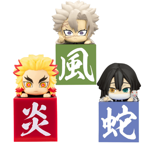 Mini figurine Demon Slayer Mini figurine - Demon Slayer - pilier - Kimetsu no Yaiba - Rengoku - Sanemi - Obanai