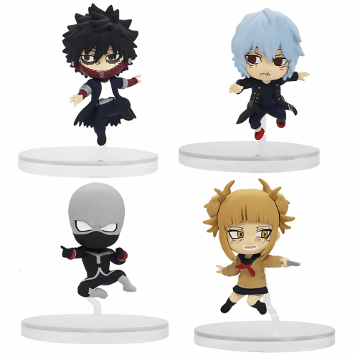 Figurine My Hero Academia figurine - Pyonkore - My Hero Academia - Dabi - Shigaraki - Twice - Himiko Toga - MHA - Vilains