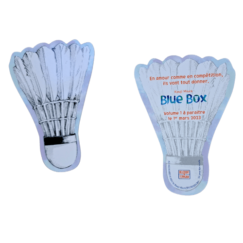 Marque-pages Blue Box Manga - Marque-pages - Delcourt - Blue Box - Extra - volant de badminton