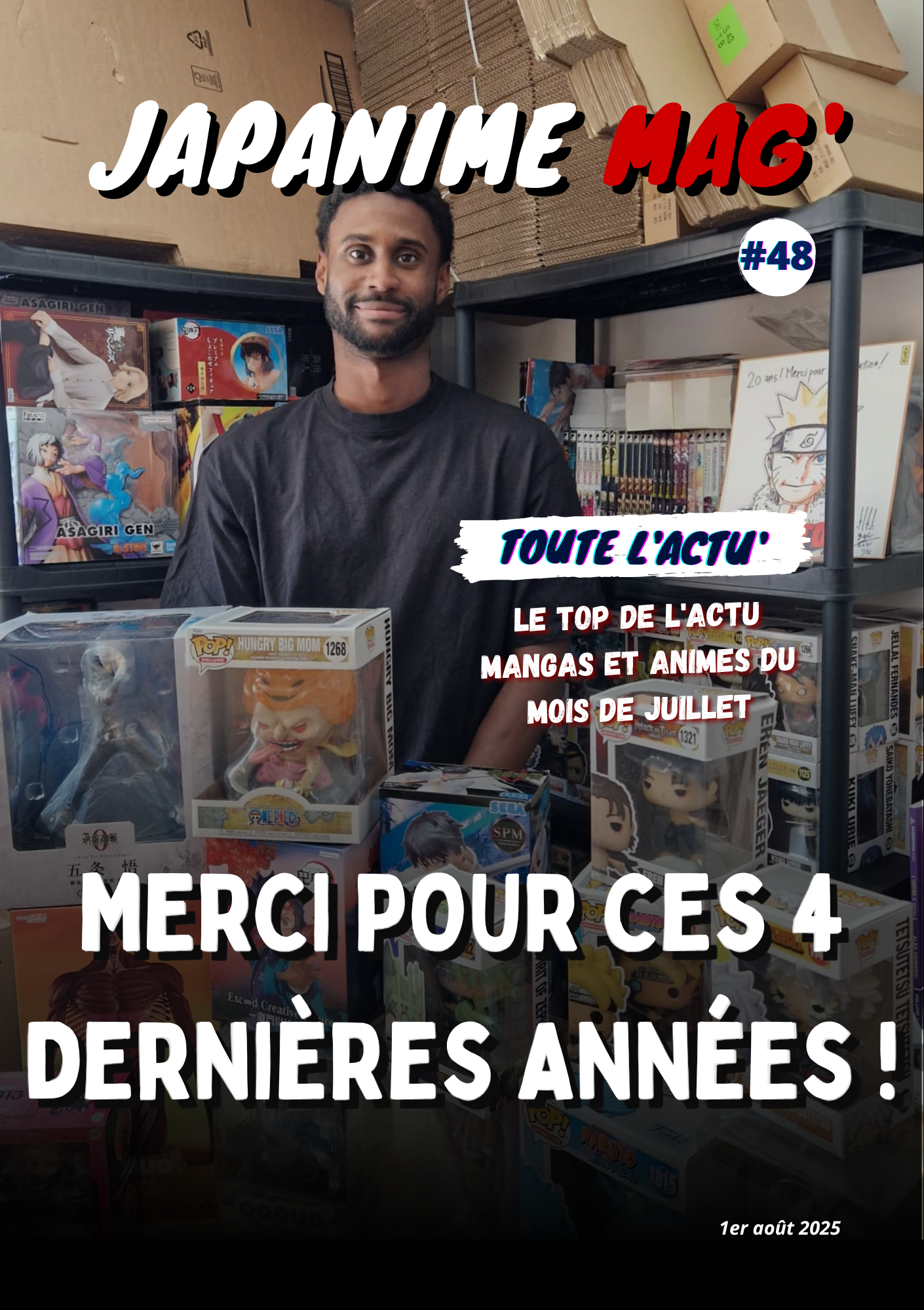 Japanime Mag' #48 sur l'actualité manga et anime du mois d'août Magazine - Japanime Mag' - actualités - mangas - animes - japanime - japanime
