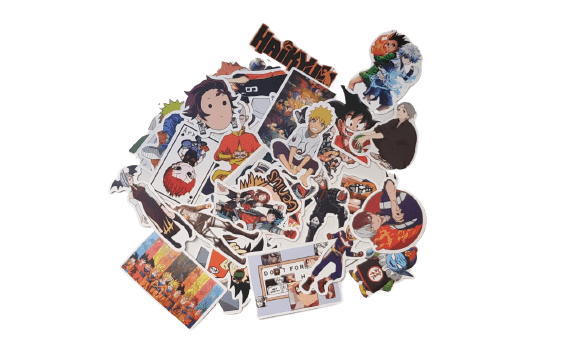 Stickers manga dans la manga box japanime Stickers Manga - Dr. stone - Fullmetal Alchimist - Death Note - One Piece - Japanime Box - Box Manga