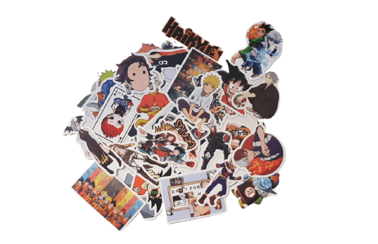 Stickers mangas dans les japanimes box Stickers manga - MHA - KNY - DBZ - Naruto - HxH - Haikyuu - Japanime