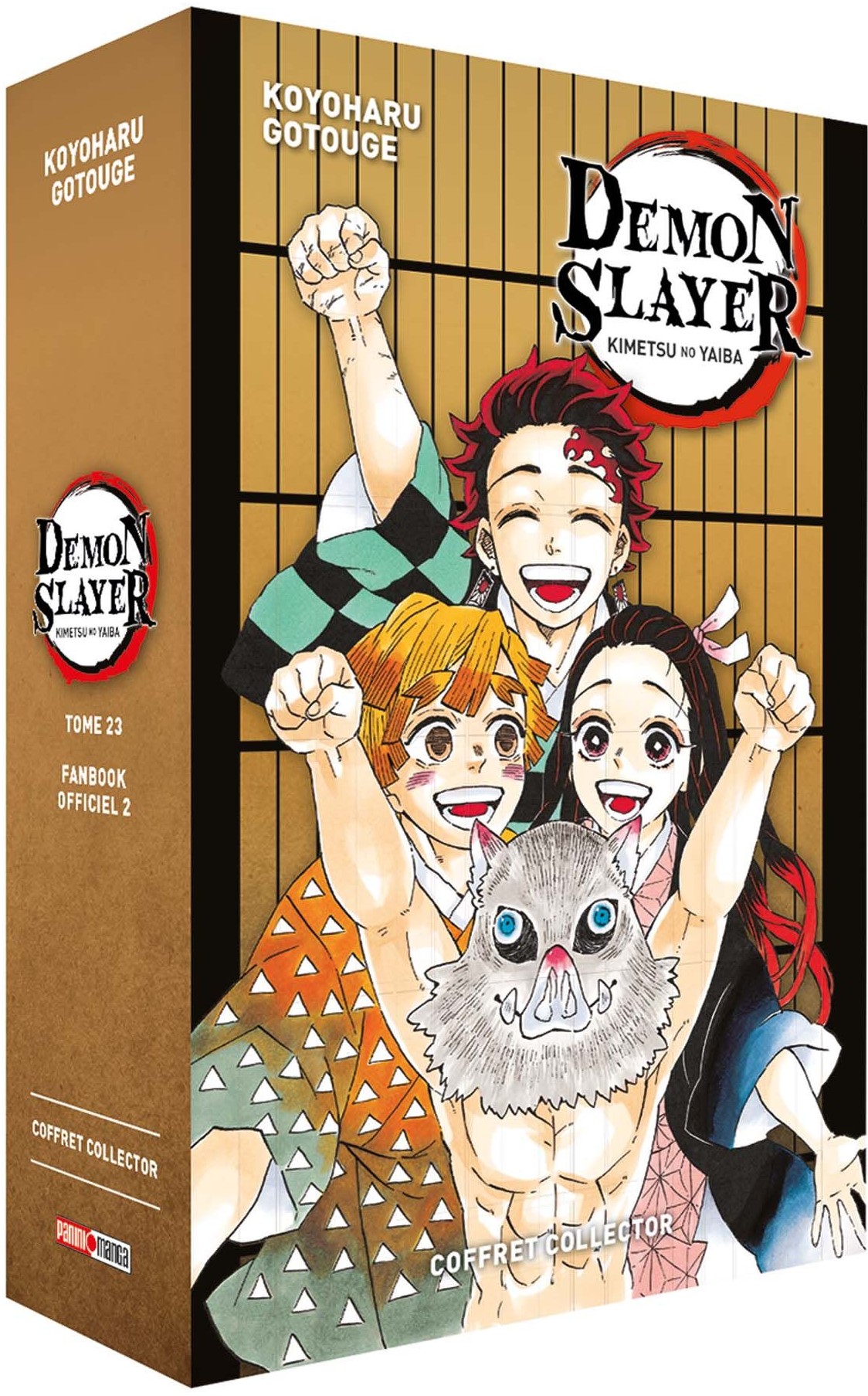 Coffret collector Demon Slayer T23   Fanbook 2 Panini manga