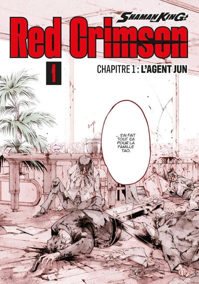 Planche manga Shaman King Red Crimson