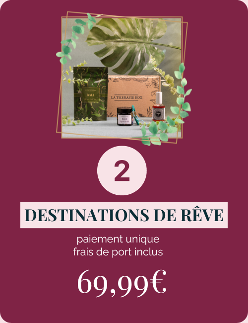 Box cadeau femme - 2 destinations de rêve